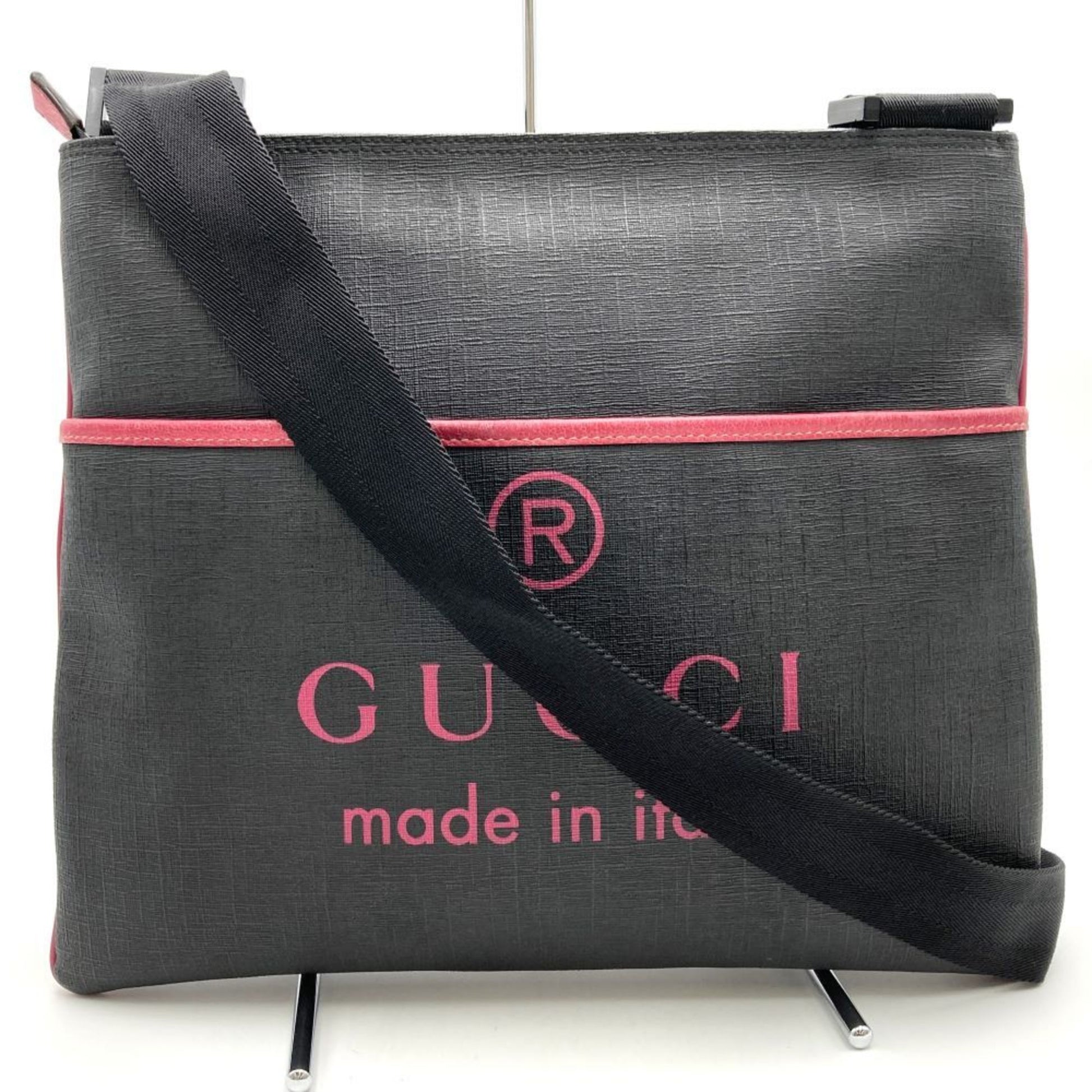 Gucci --, Black, Canvas, shoulder