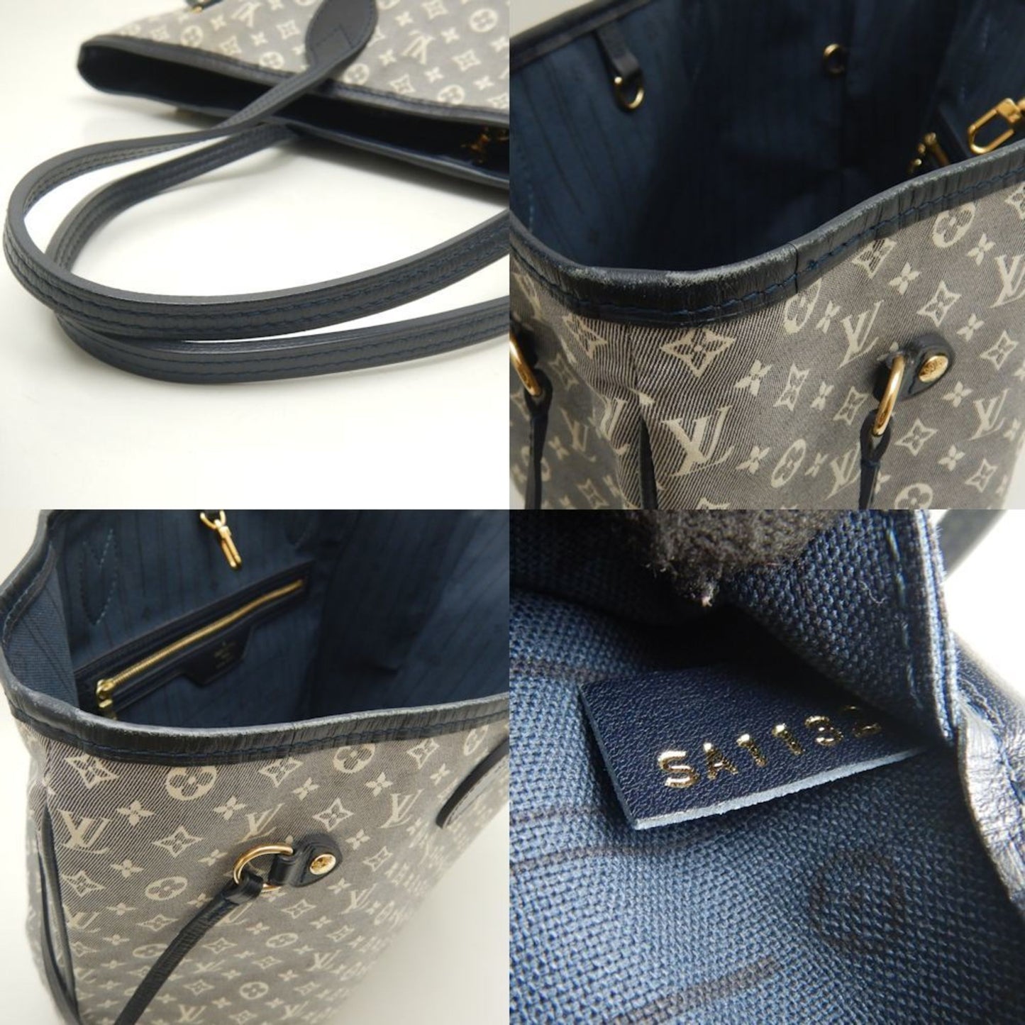 Louis Vuitton Idylle, Grey, Canvas, tote