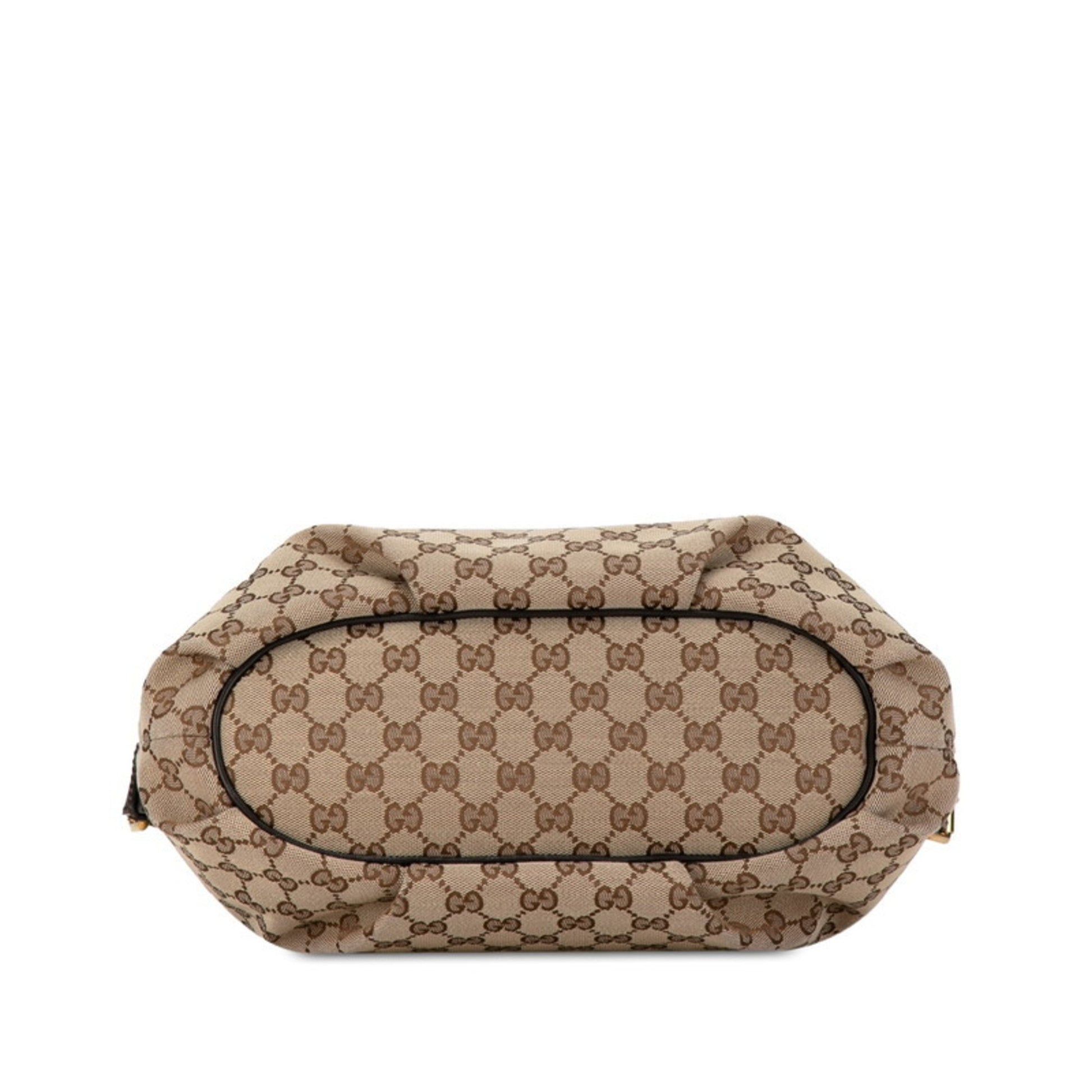 Gucci GG canvas, Brown, Canvas, shoulder