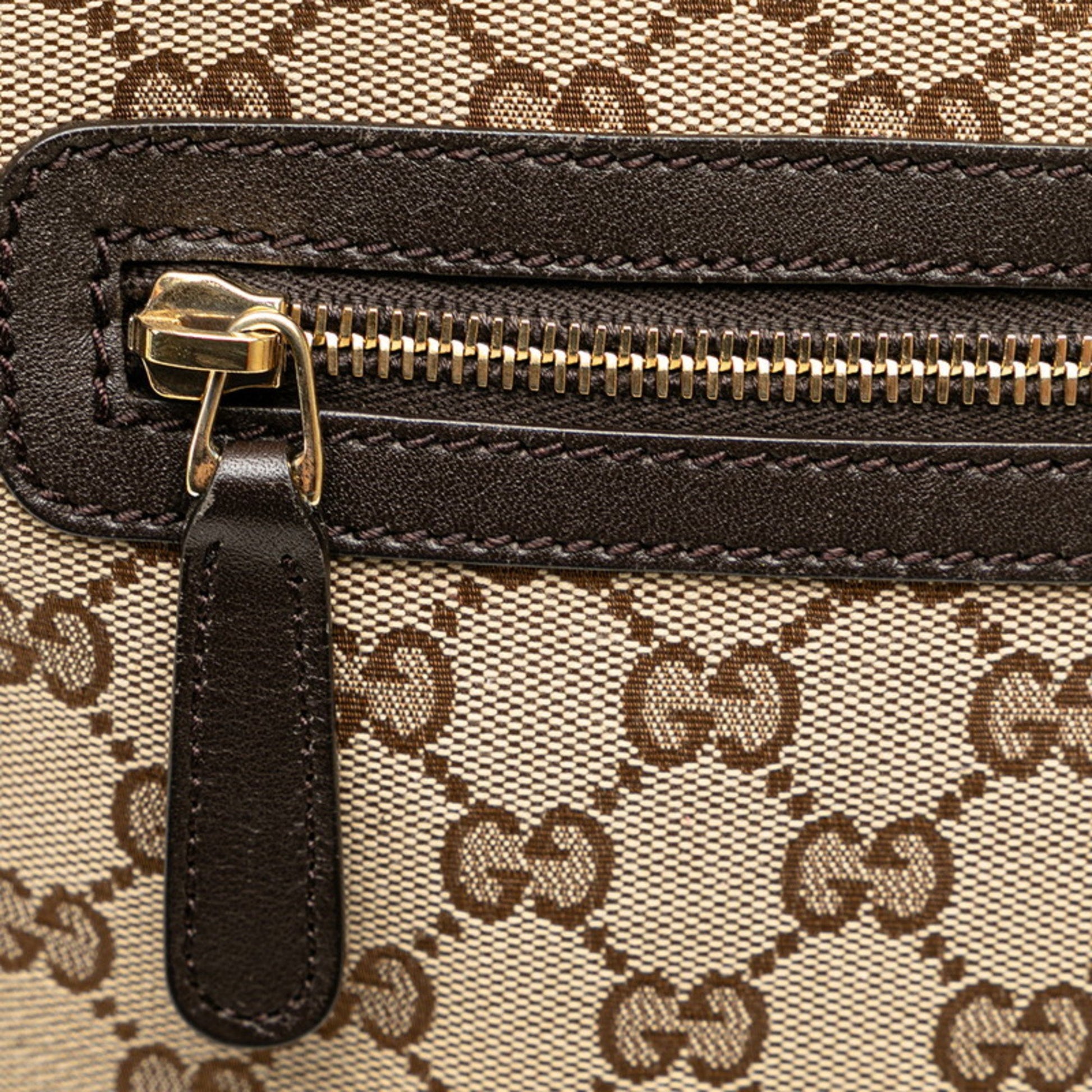 Gucci GG canvas, Brown, Canvas, shoulder