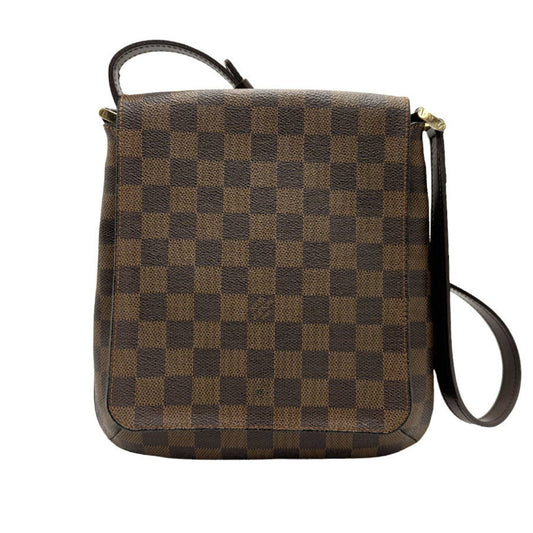 Louis Vuitton Musette Salsa, Brown, Canvas, shoulder