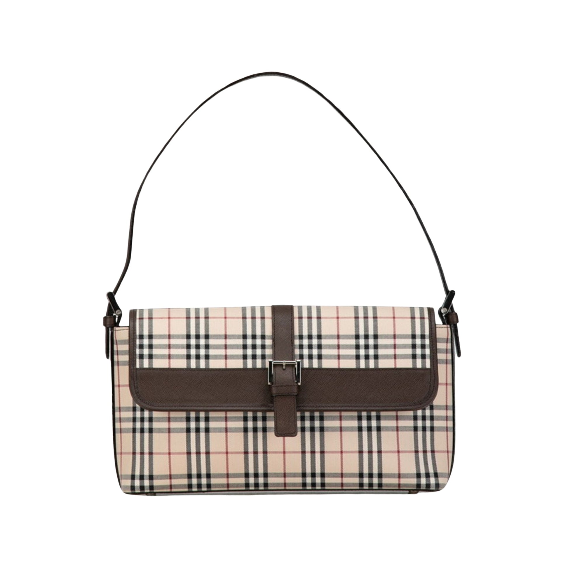 Burberry Nova Check, Beige, Canvas, handbag