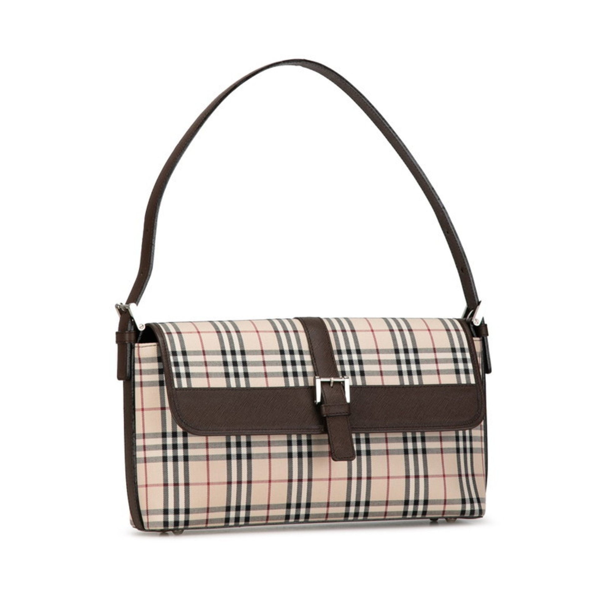 Burberry Nova Check, Beige, Canvas, handbag