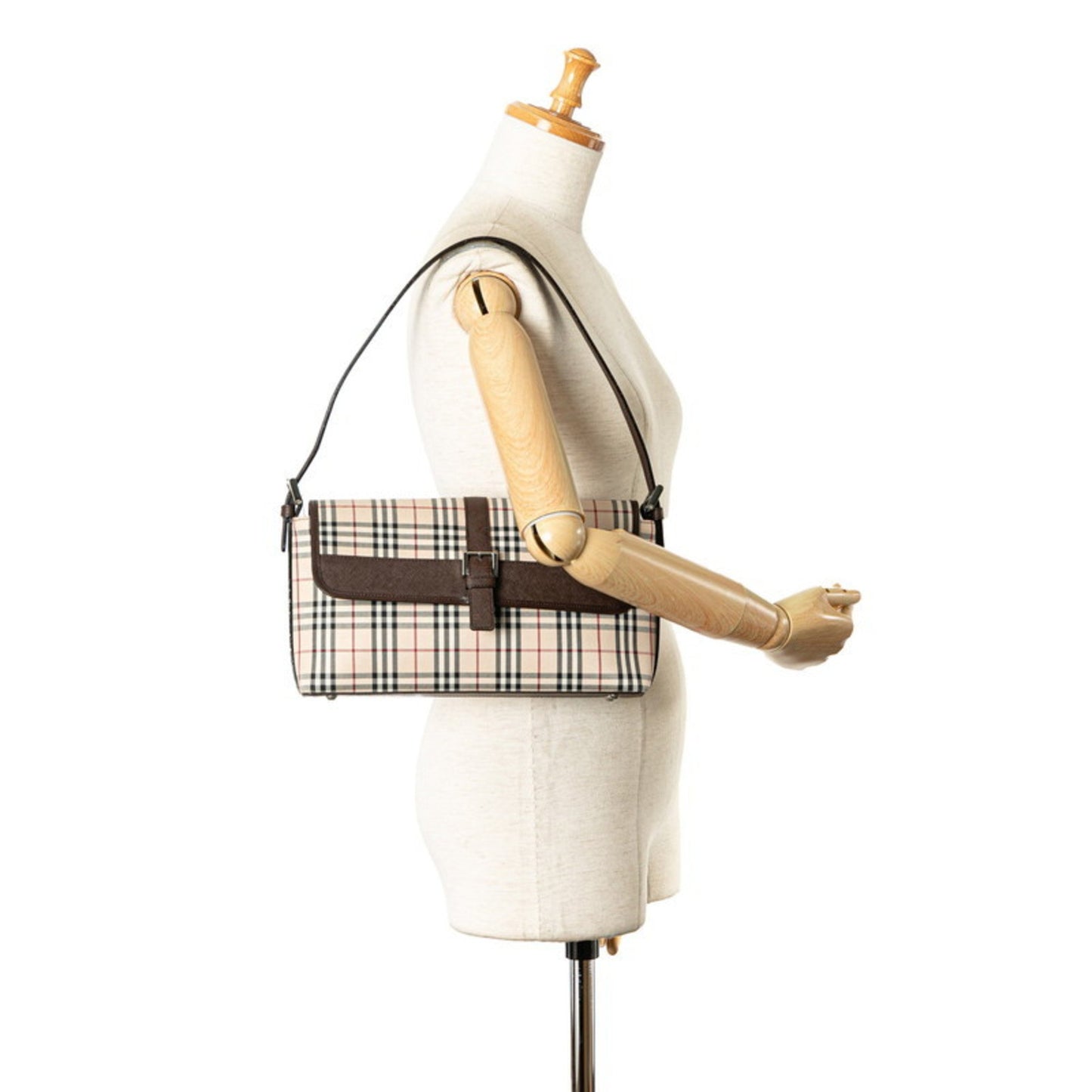 Burberry Nova Check, Beige, Canvas, handbag