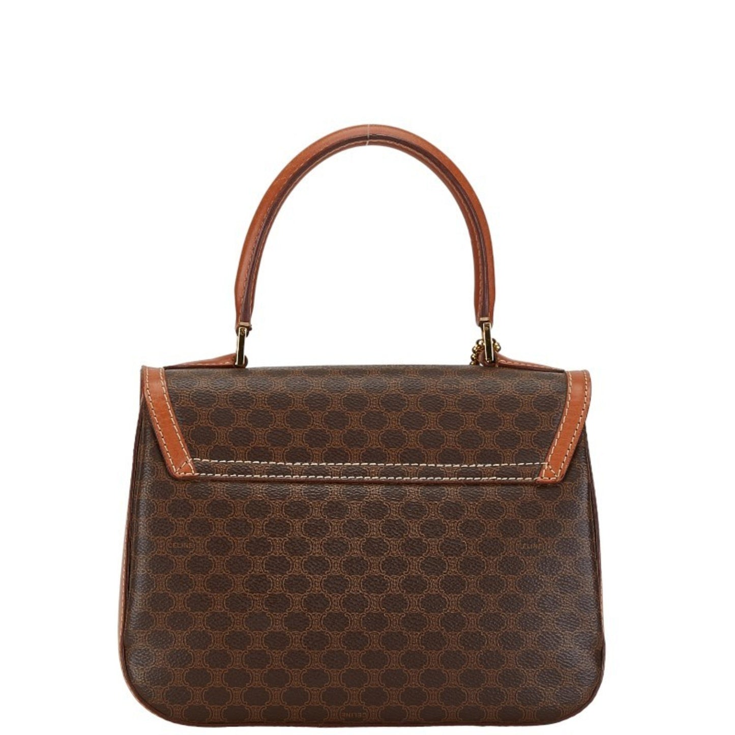 Céline Macadam, Brown, Canvas, handbag