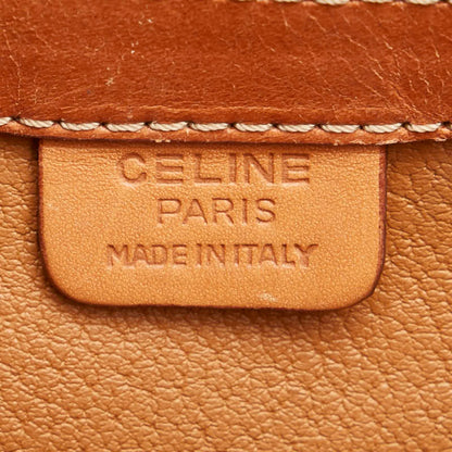 Céline Macadam, Brown, Canvas, handbag