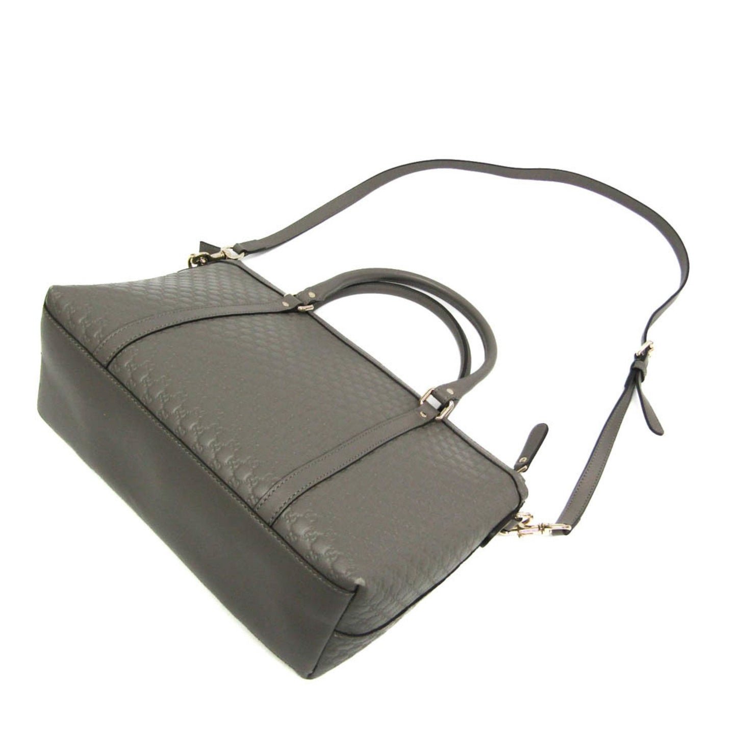 Gucci Micro guccissima, Grey, Leather, handbag