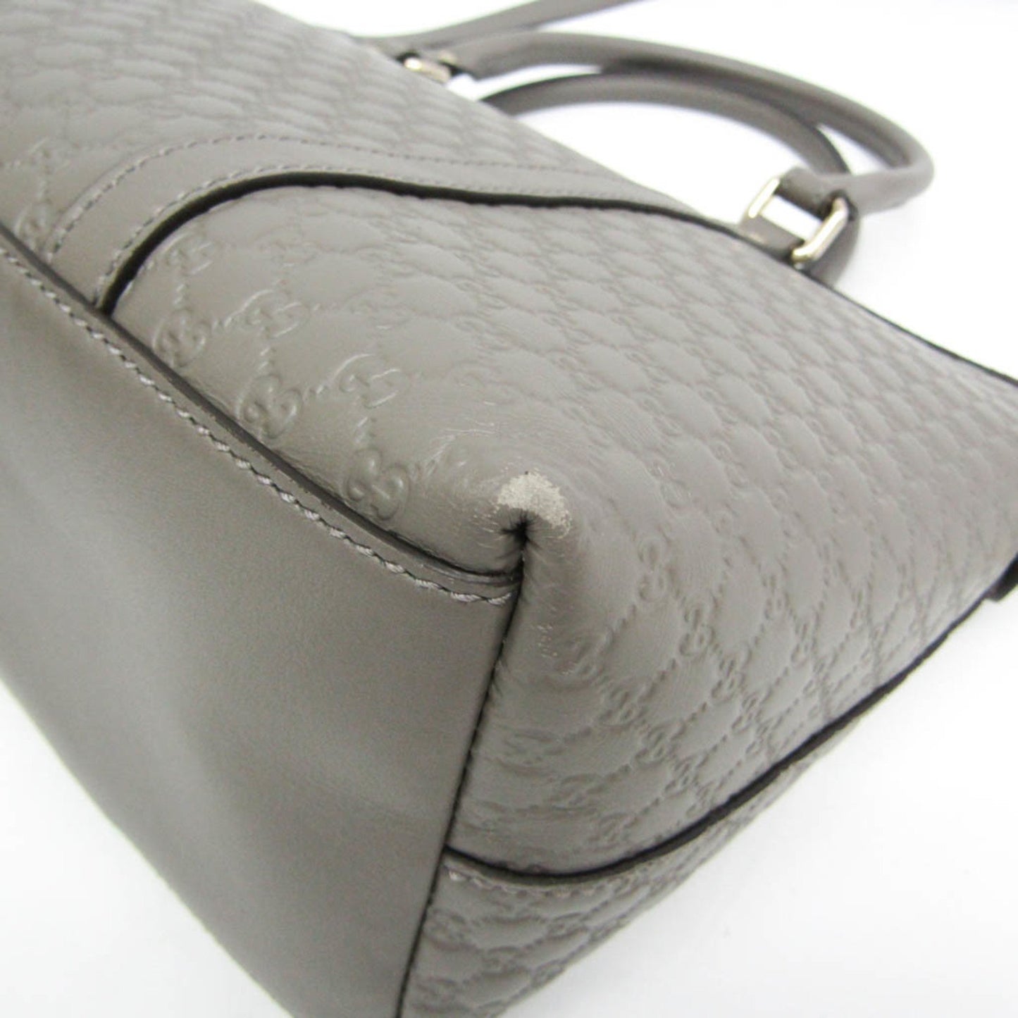 Gucci Micro guccissima, Grey, Leather, handbag