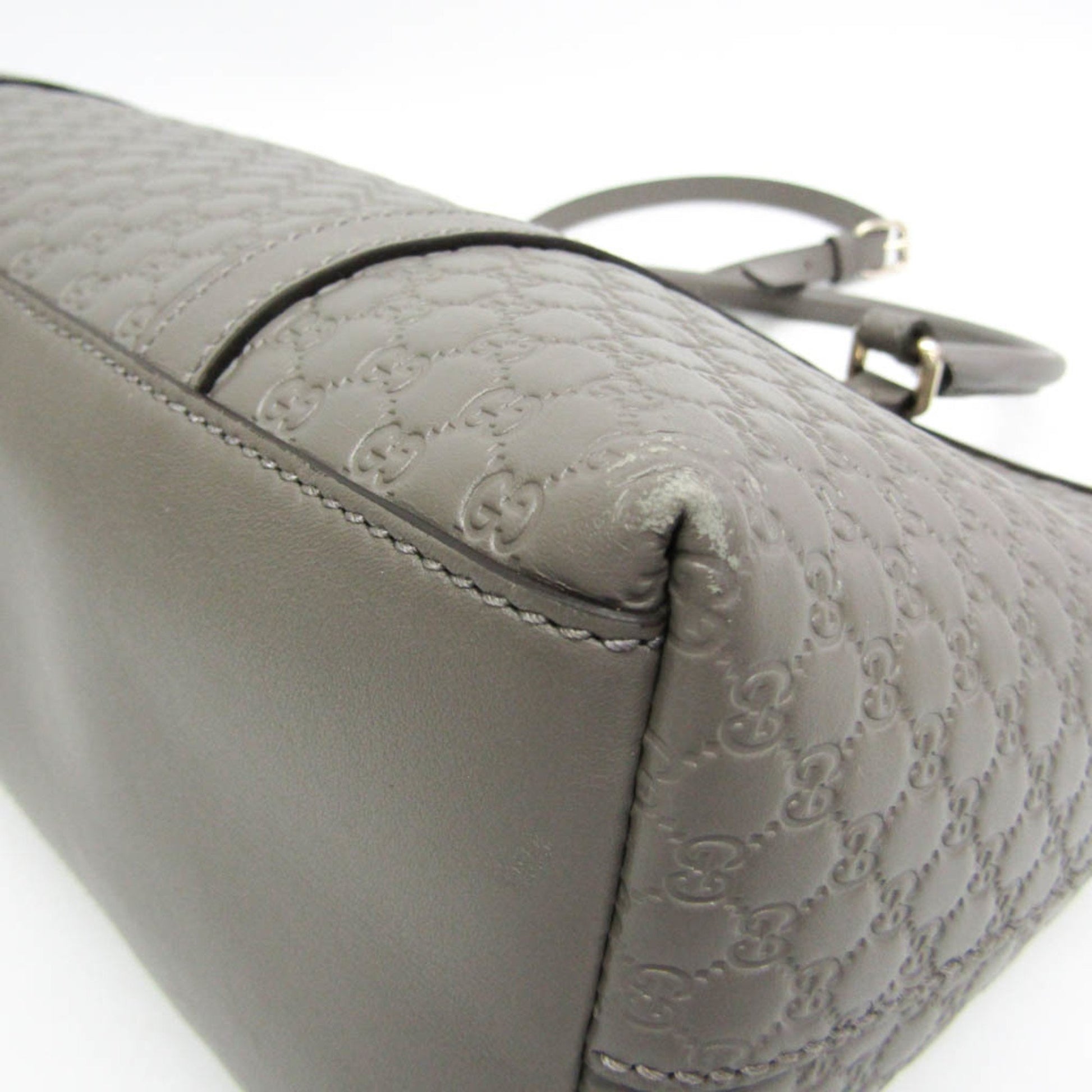 Gucci Micro guccissima, Grey, Leather, handbag