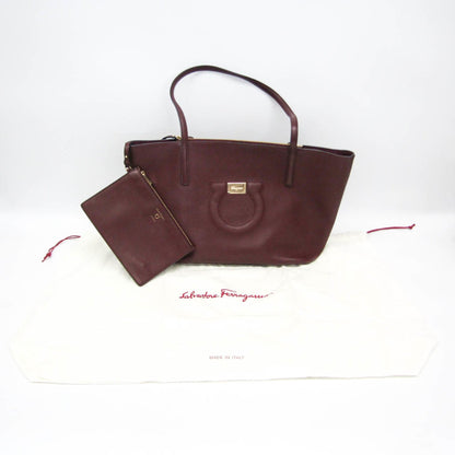 Salvatore Ferragamo, Burgundy, Leather, tote