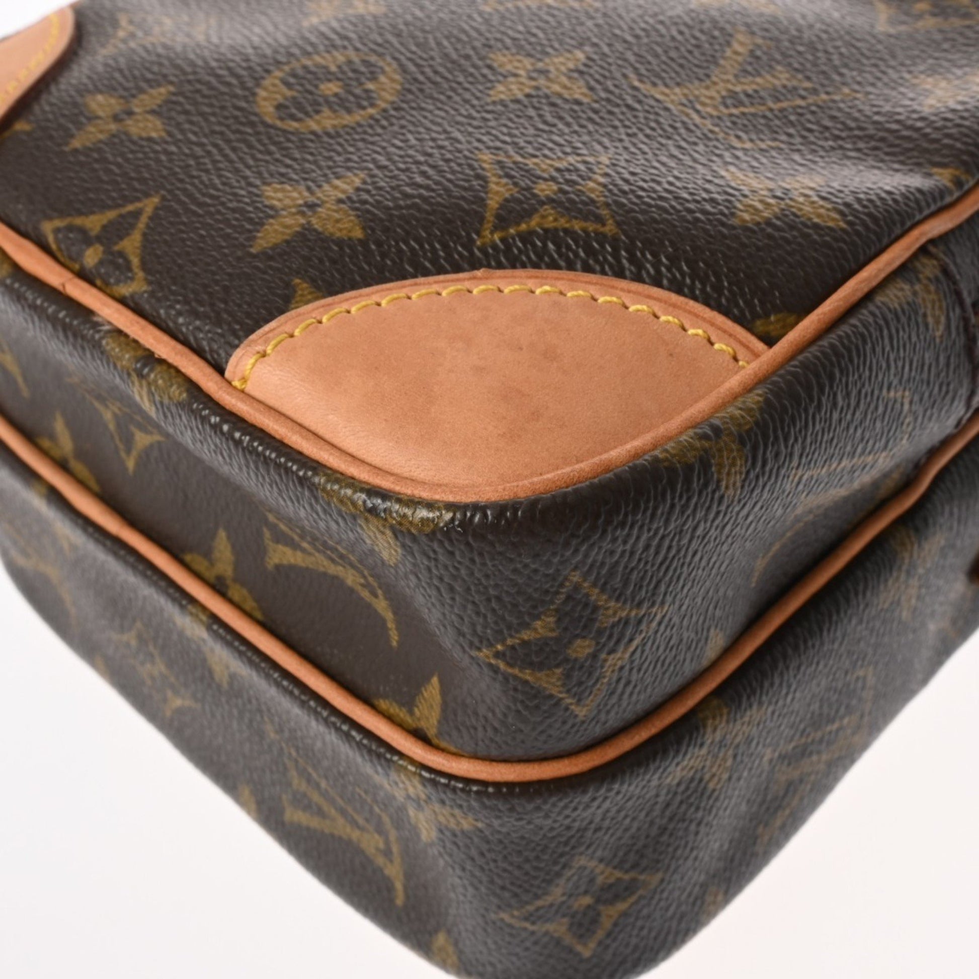 Louis Vuitton Amazon, Brown, Canvas, shoulder