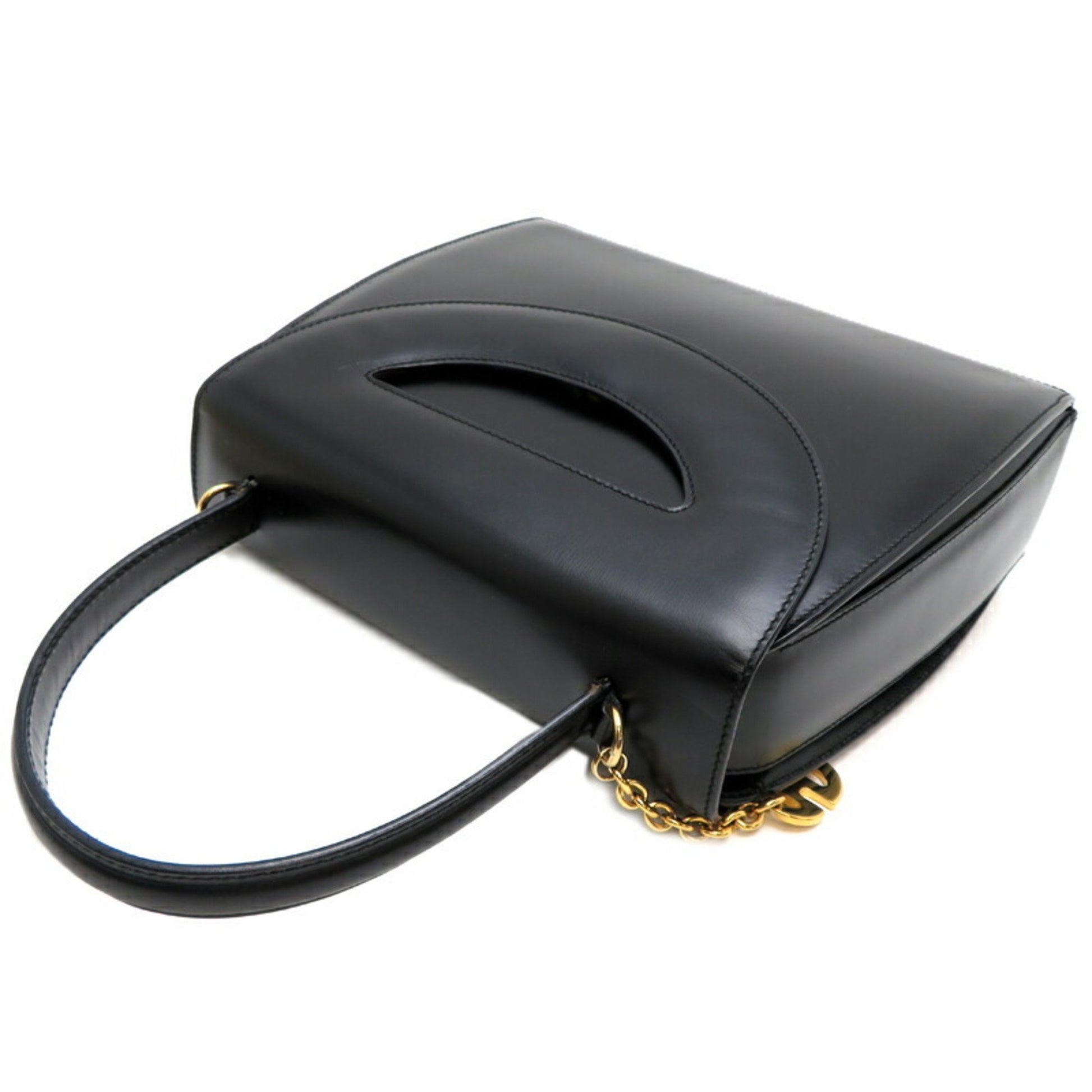 Céline, Black, Leather, handbag