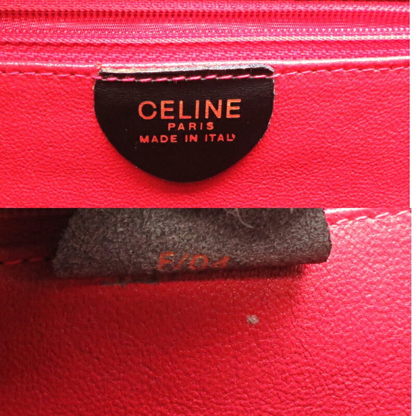 Céline, Black, Leather, handbag