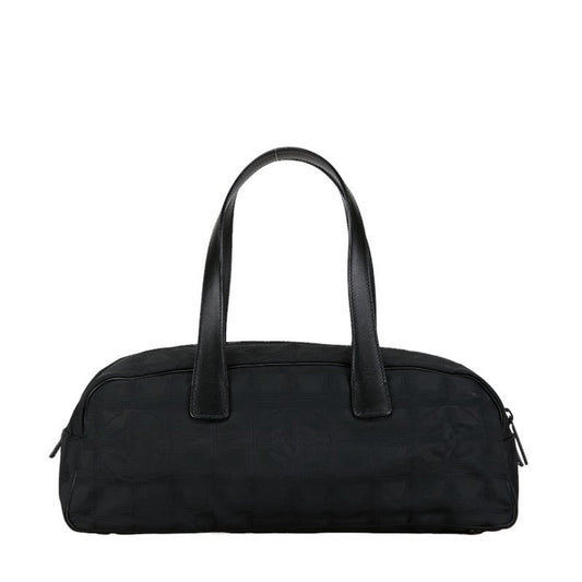 Chanel Travel line, Black, Leather, handbag