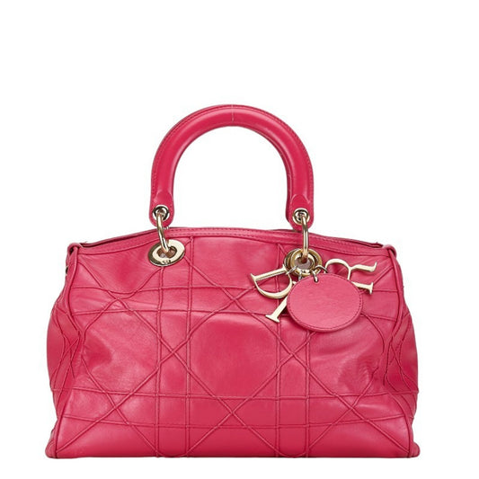 Dior Granville, Pink, Leather, handbag