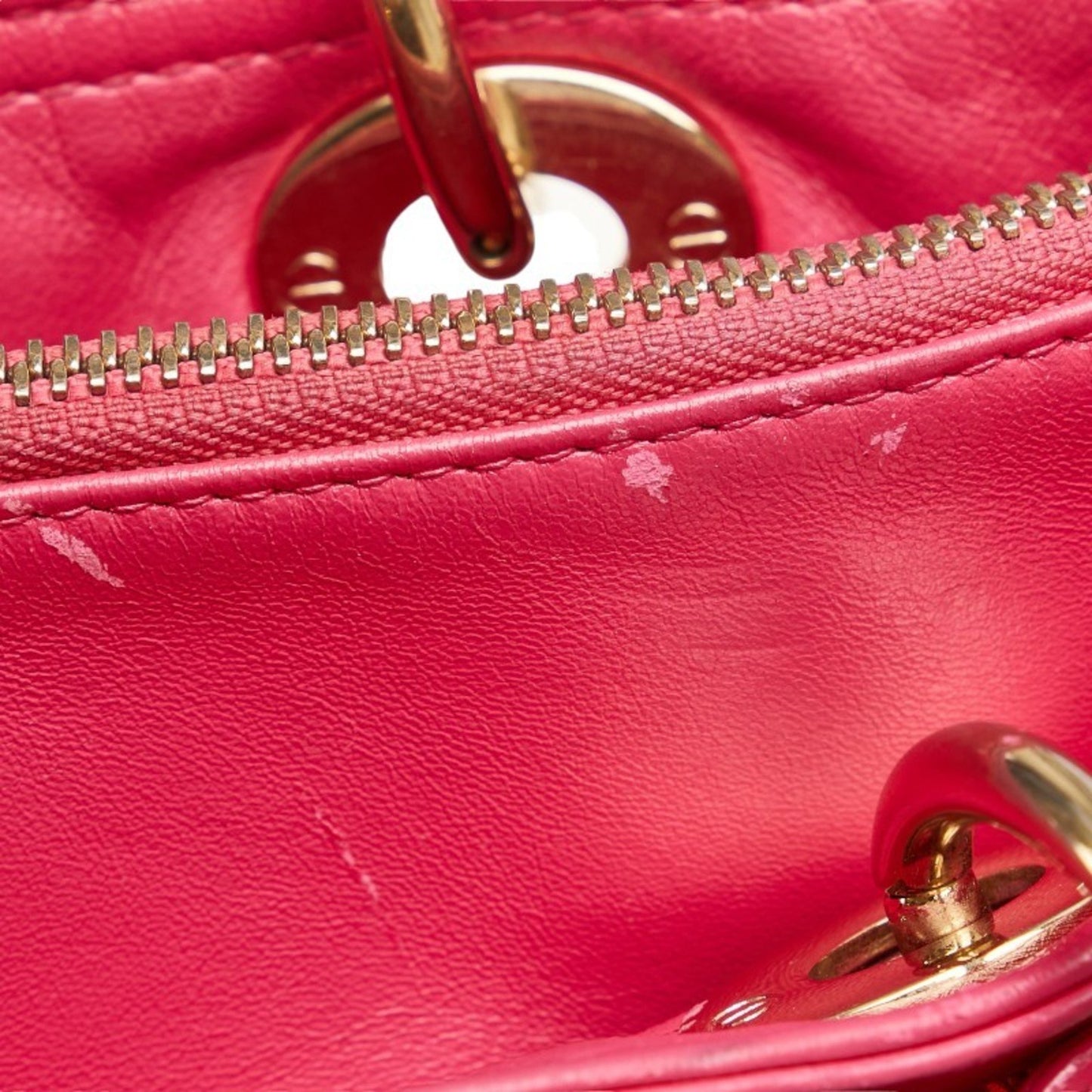 Dior Granville, Pink, Leather, handbag