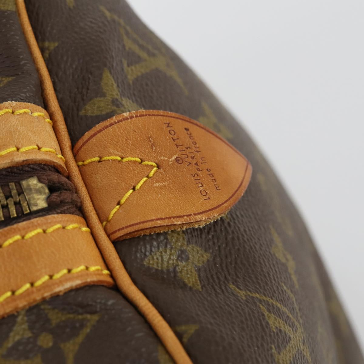 Louis Vuitton Sac Souple Handbag Monogram Canvas, BROWN, CANVAS, Handbag