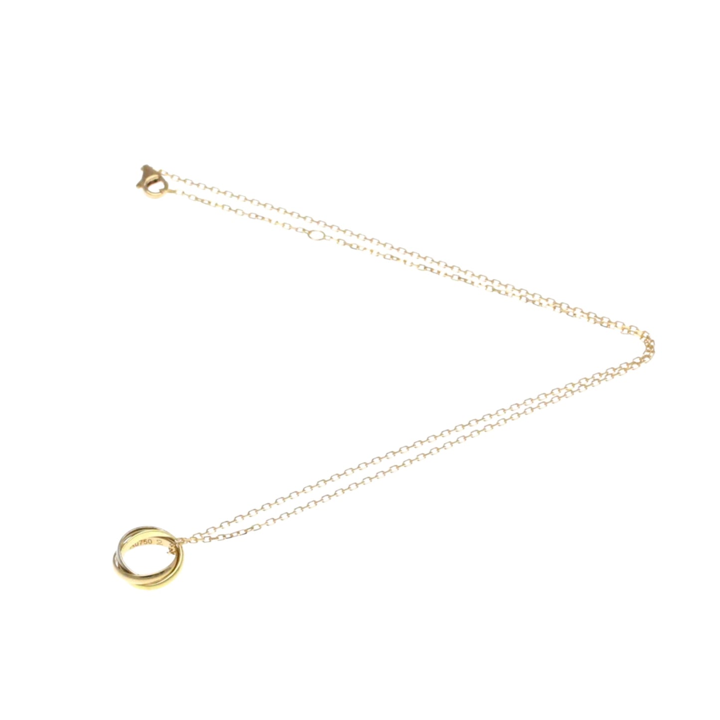 Cartier Trinity, Gold, Yellow Gold, necklace