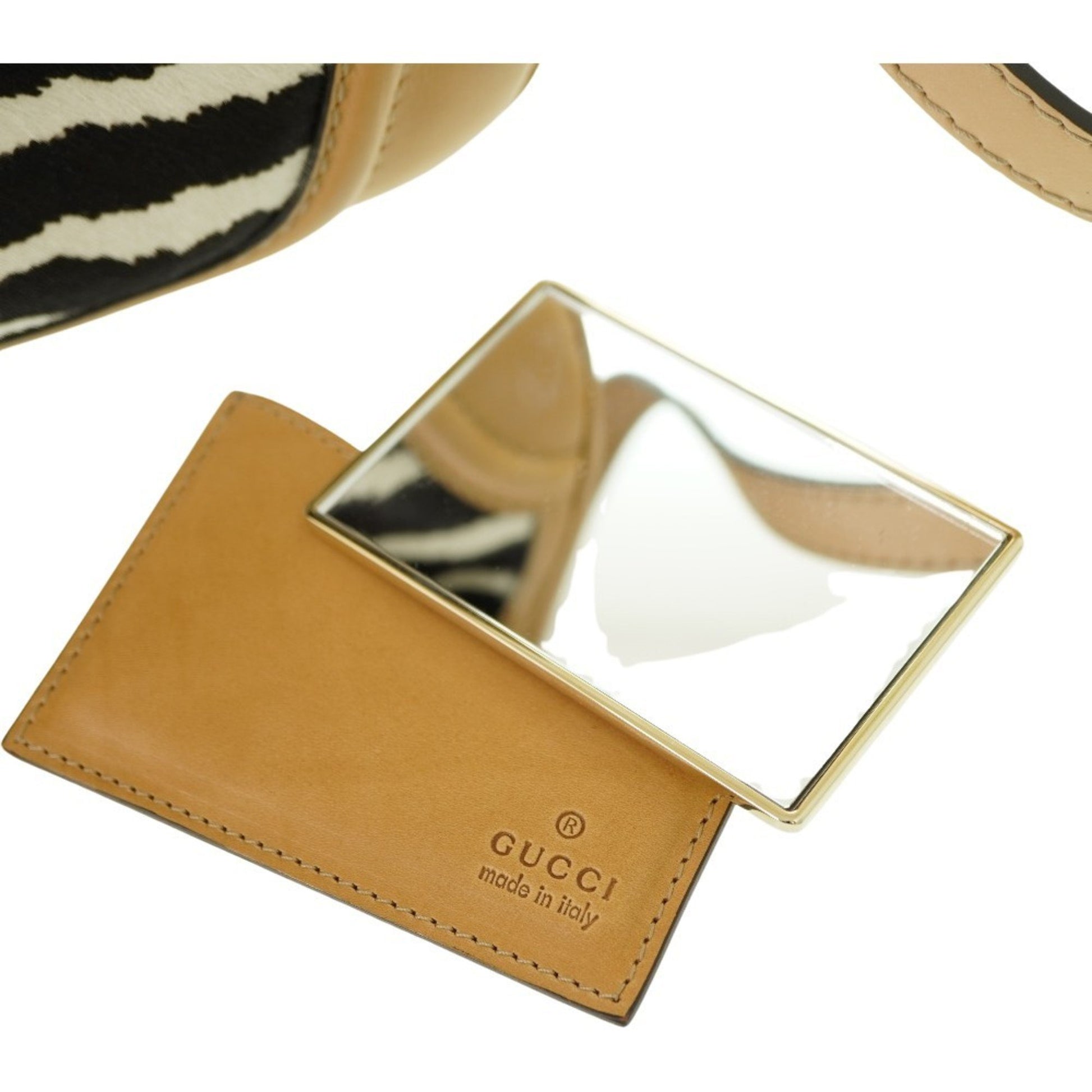 Gucci Bamboo, Beige, Leather, handbag