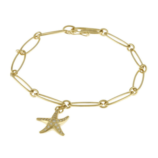 Tiffany & Co Starfish, Gold, Yellow Gold, bracelet