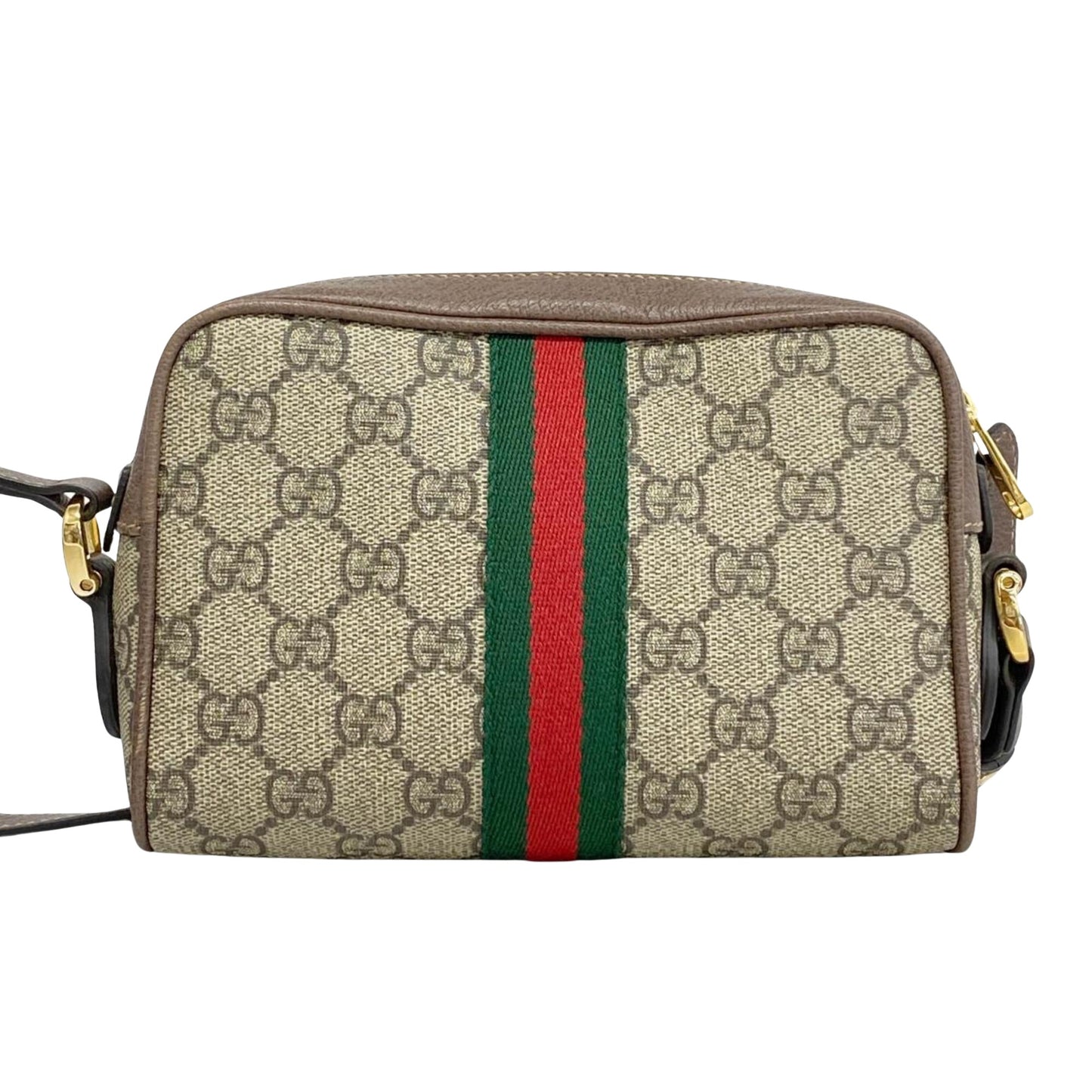 Gucci Ophidia, Brown, Canvas, shoulder