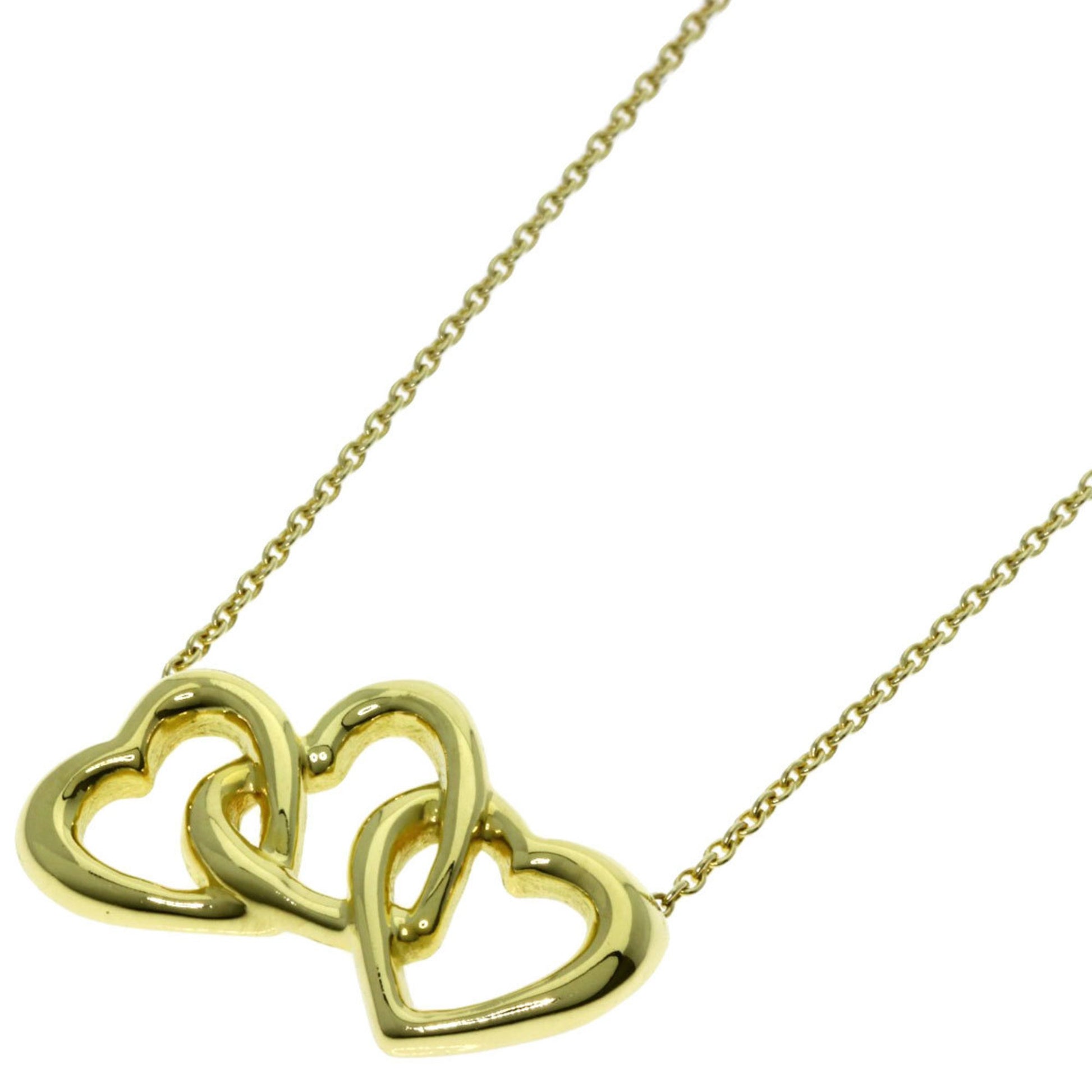 Tiffany & Co Triple Heart, Gold, Yellow Gold, necklace