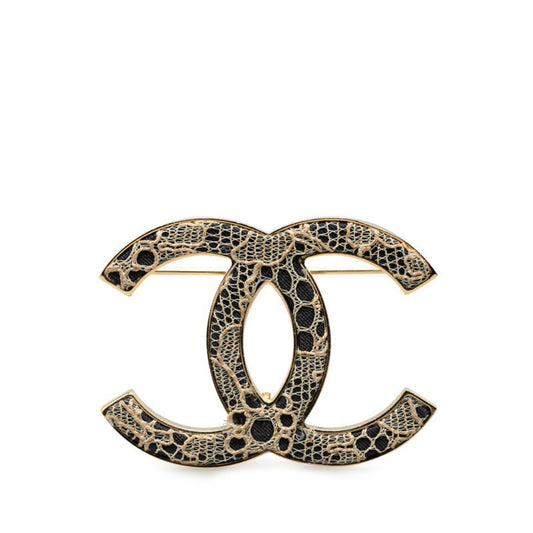 Chanel, Gold, Metal, brooch