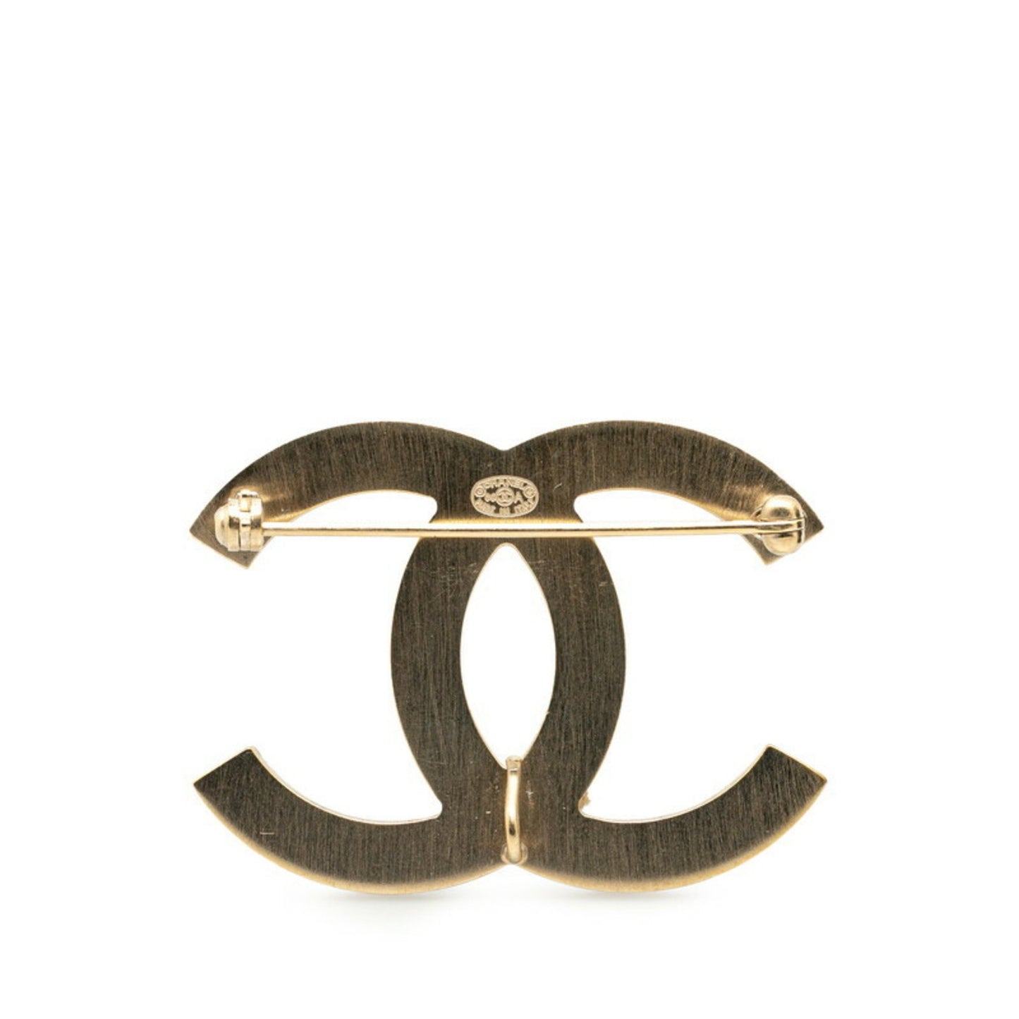 Chanel, Gold, Metal, brooch