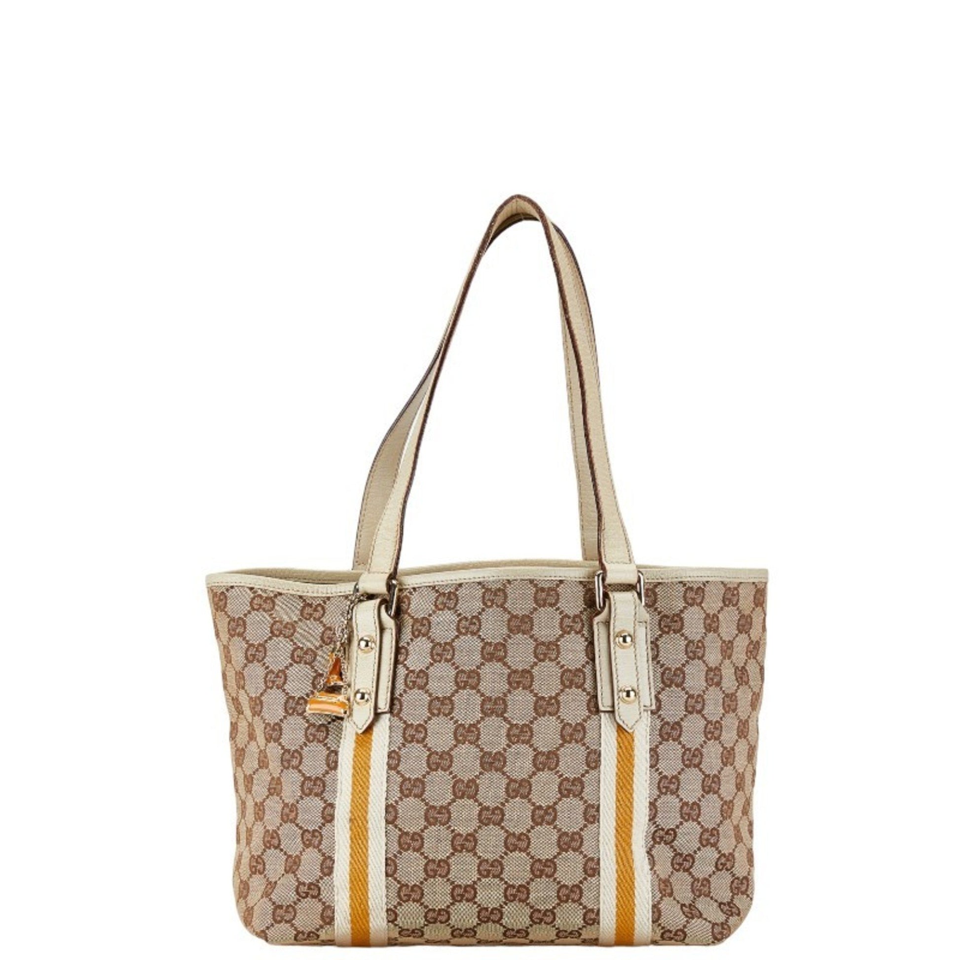 Gucci GG canvas, Beige, Canvas, tote