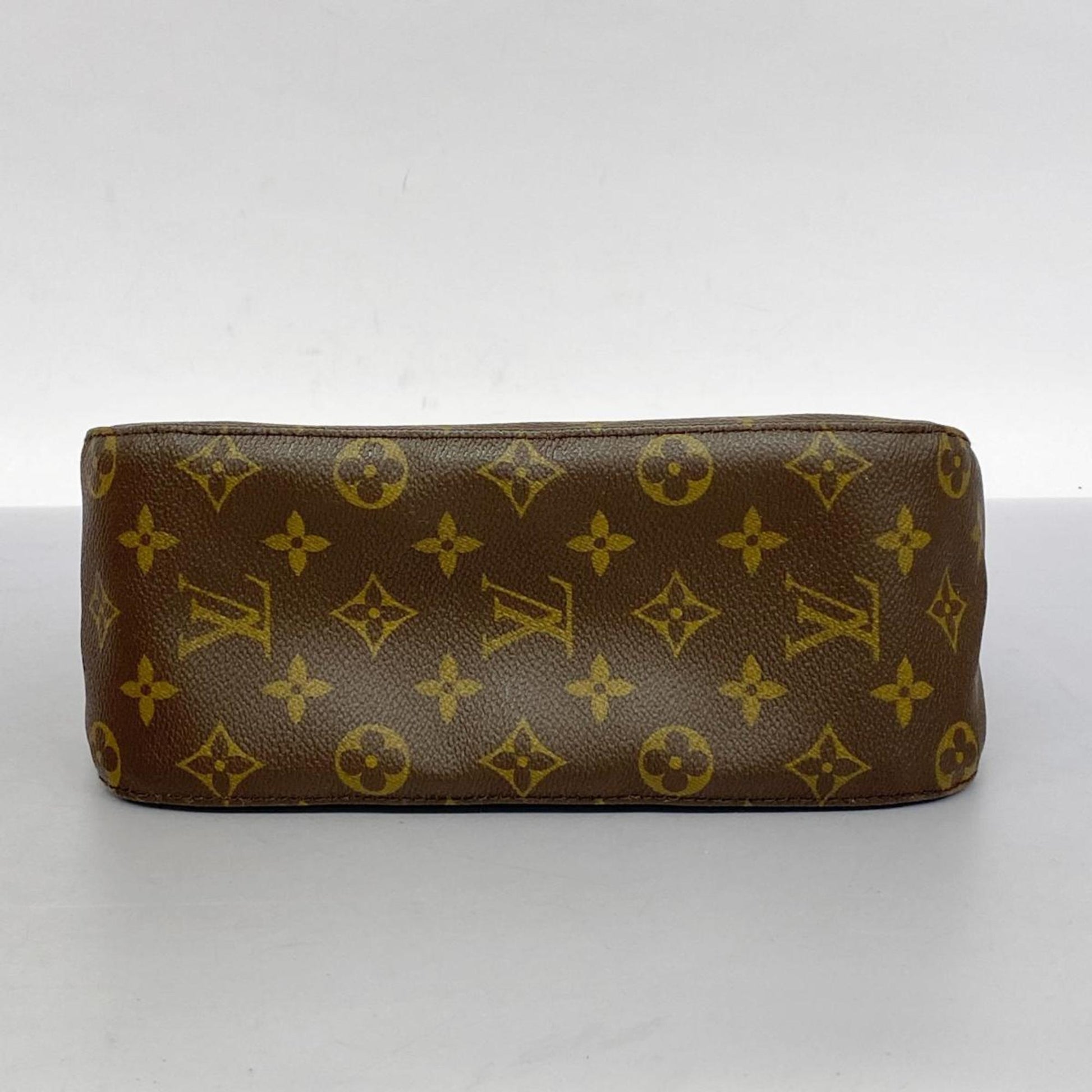 Louis Vuitton Looping MM, Brown, Canvas, shoulder