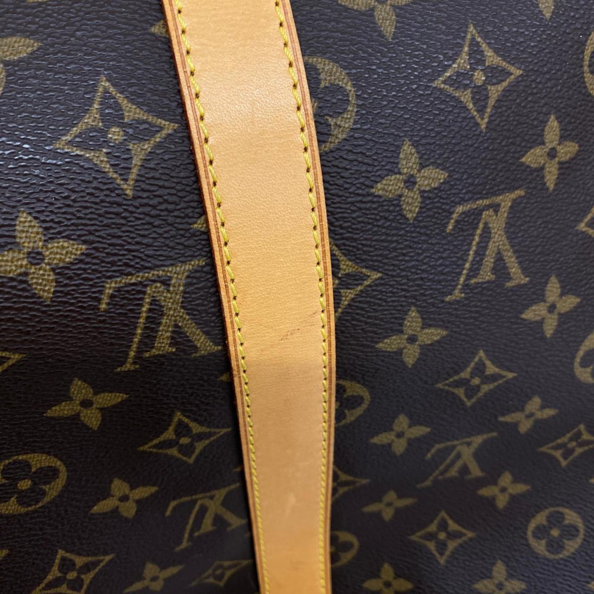 Louis Vuitton Keepall 50, Brown, Canvas, travel