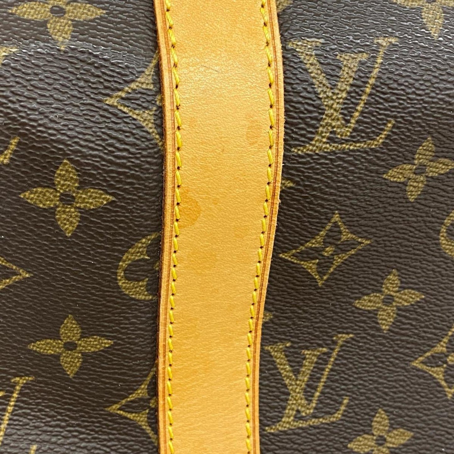 Louis Vuitton Keepall 50, Brown, Canvas, travel