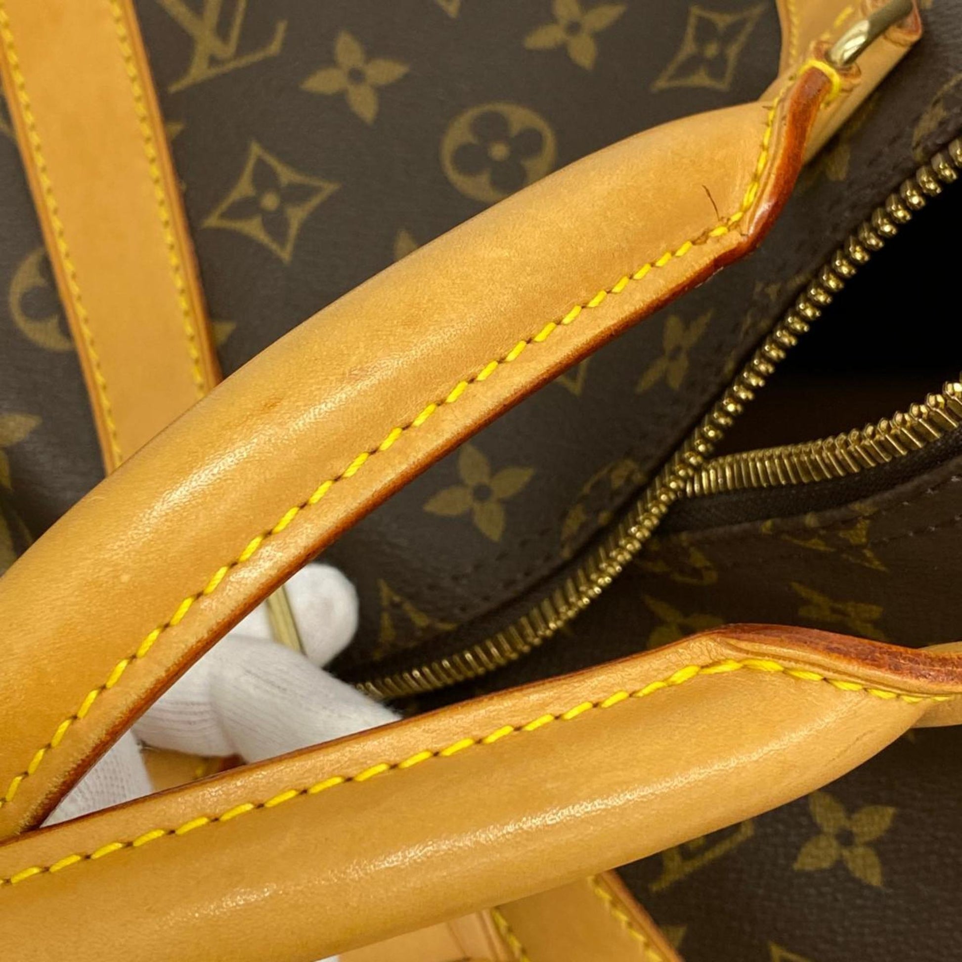 Louis Vuitton Keepall 50, Brown, Canvas, travel