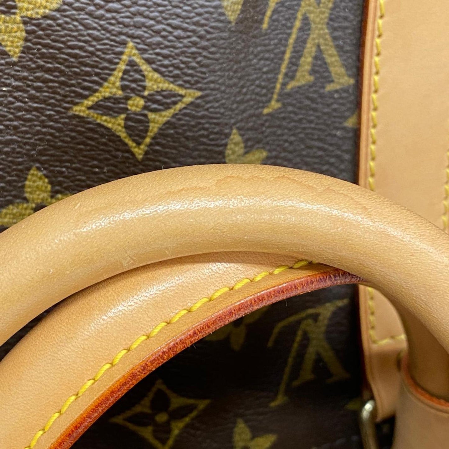 Louis Vuitton Keepall Bandouliere 50, Brown, Canvas, travel