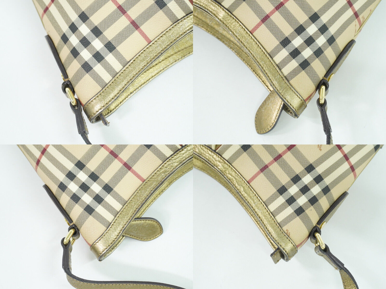 Burberry Nova Check, Beige, Canvas, shoulder