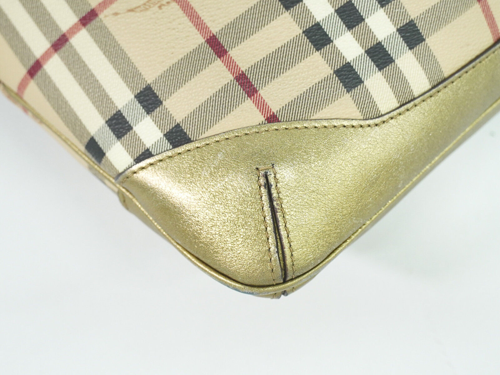 Burberry Nova Check, Beige, Canvas, shoulder