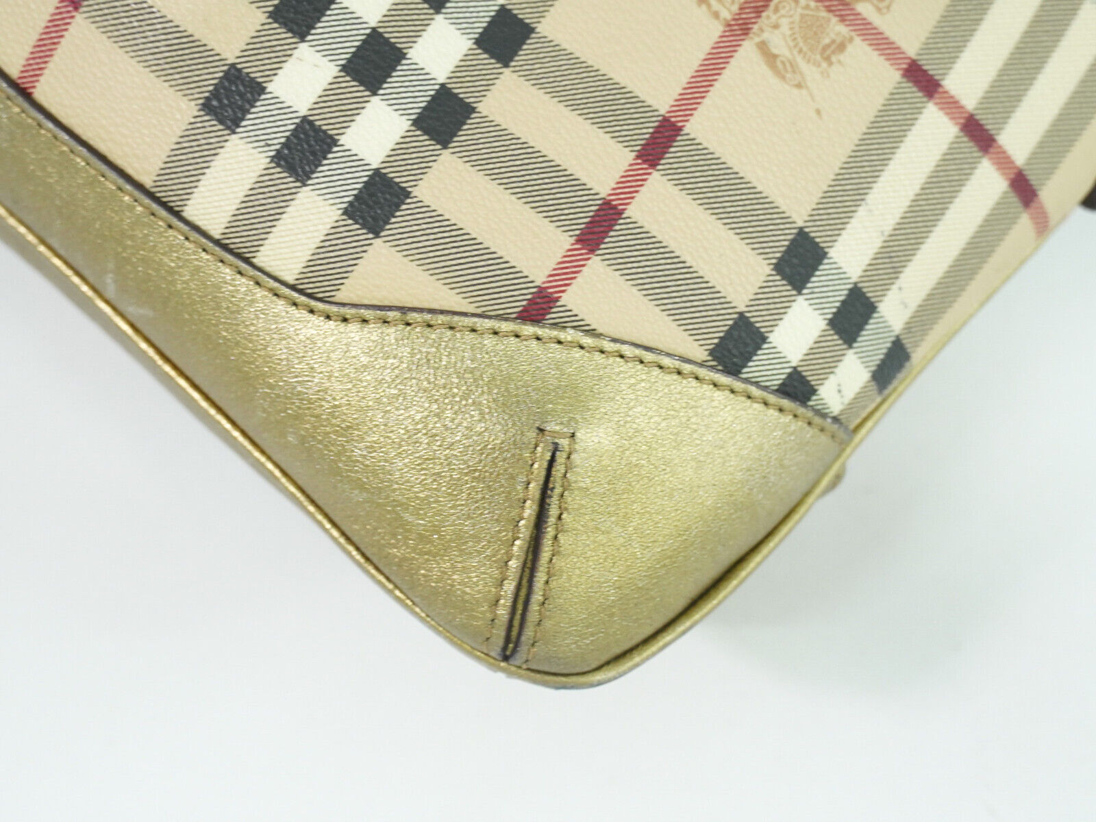 Burberry Nova Check, Beige, Canvas, shoulder