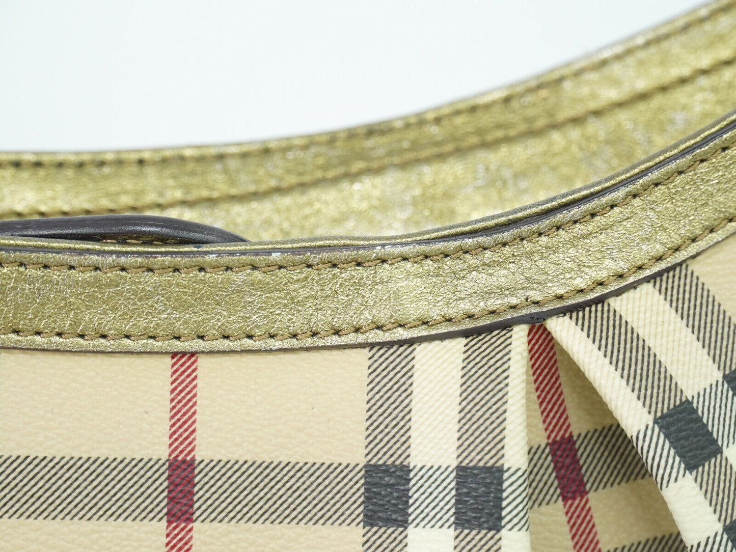 Burberry Nova Check, Beige, Canvas, shoulder