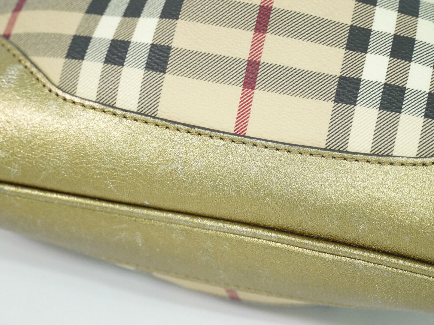 Burberry Nova Check, Beige, Canvas, shoulder