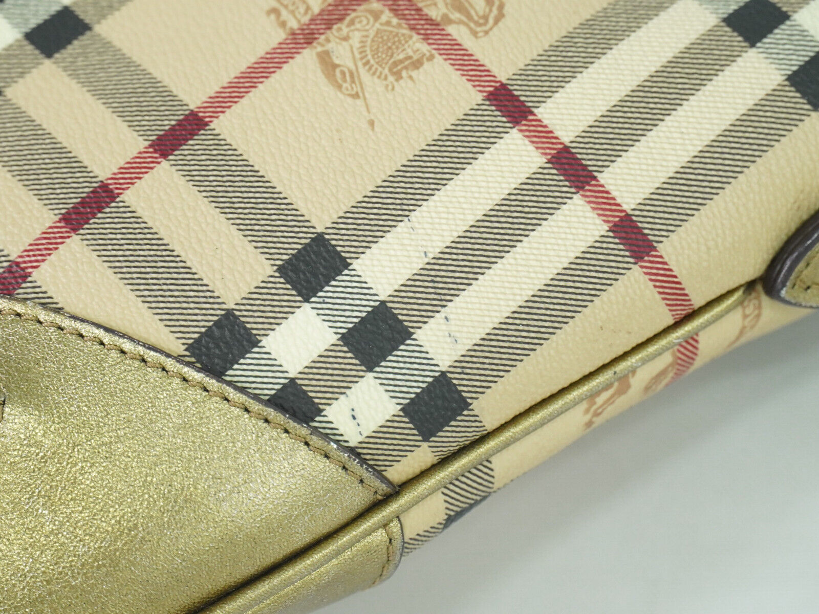 Burberry Nova Check, Beige, Canvas, shoulder