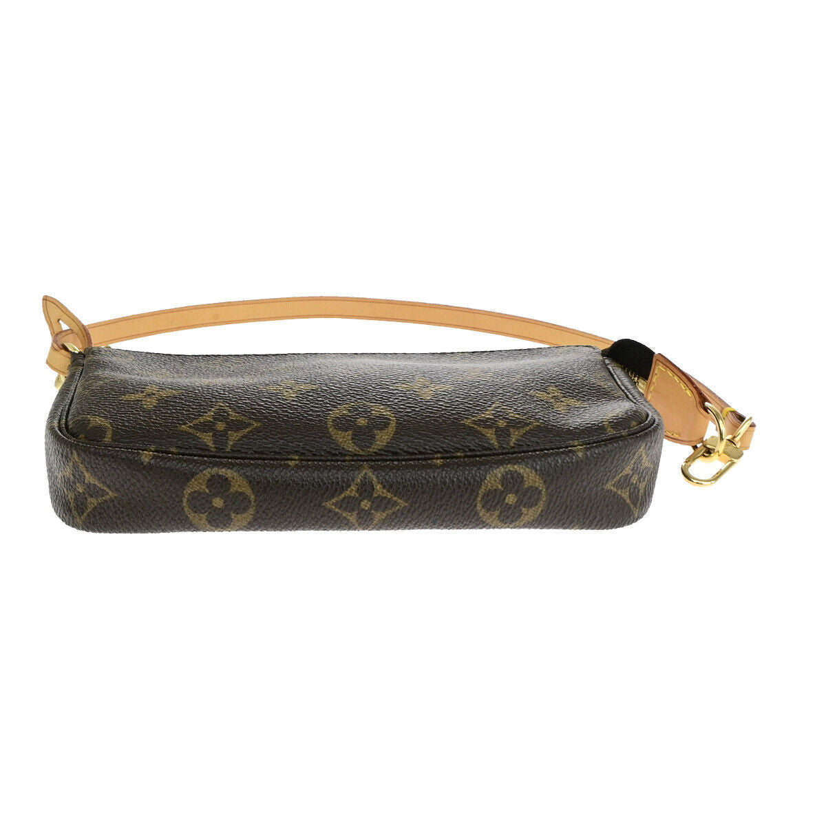 Louis Vuitton Pochette Accessoire, Brown, Canvas, clutch