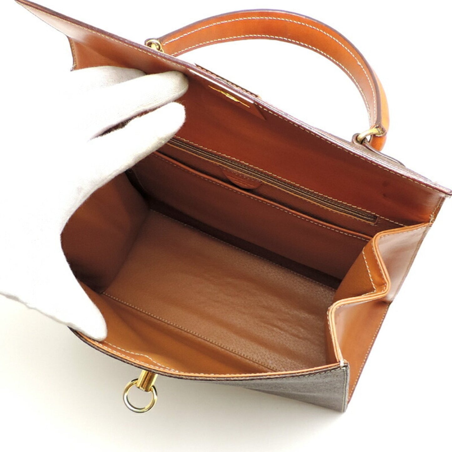 Céline Macadam, Brown, Canvas, handbag