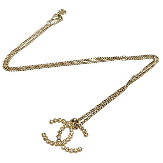 Chanel Logo CC, Gold, Gold Plated, necklace