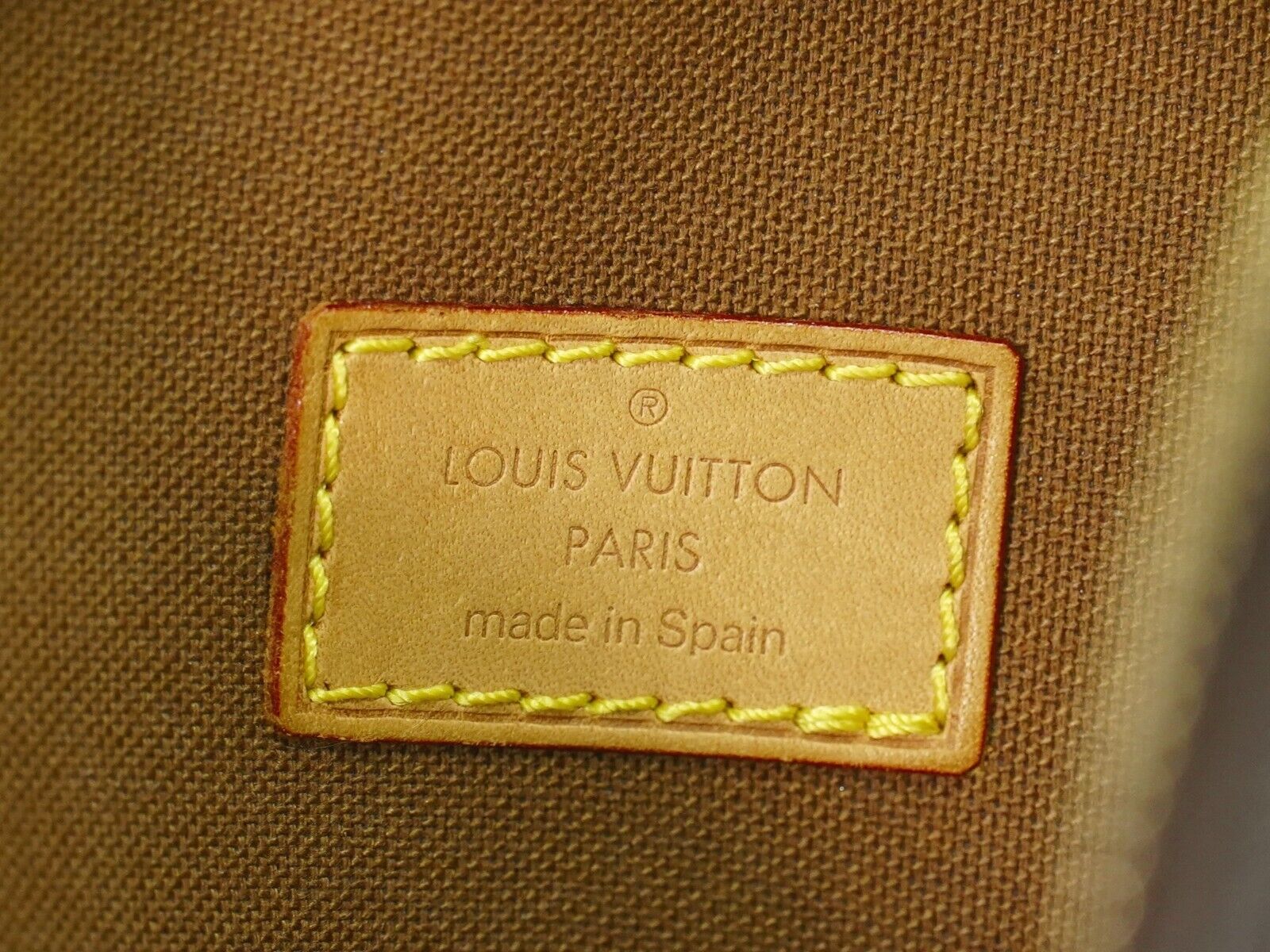 Louis Vuitton Pochette gange, Brown, Canvas, shoulder