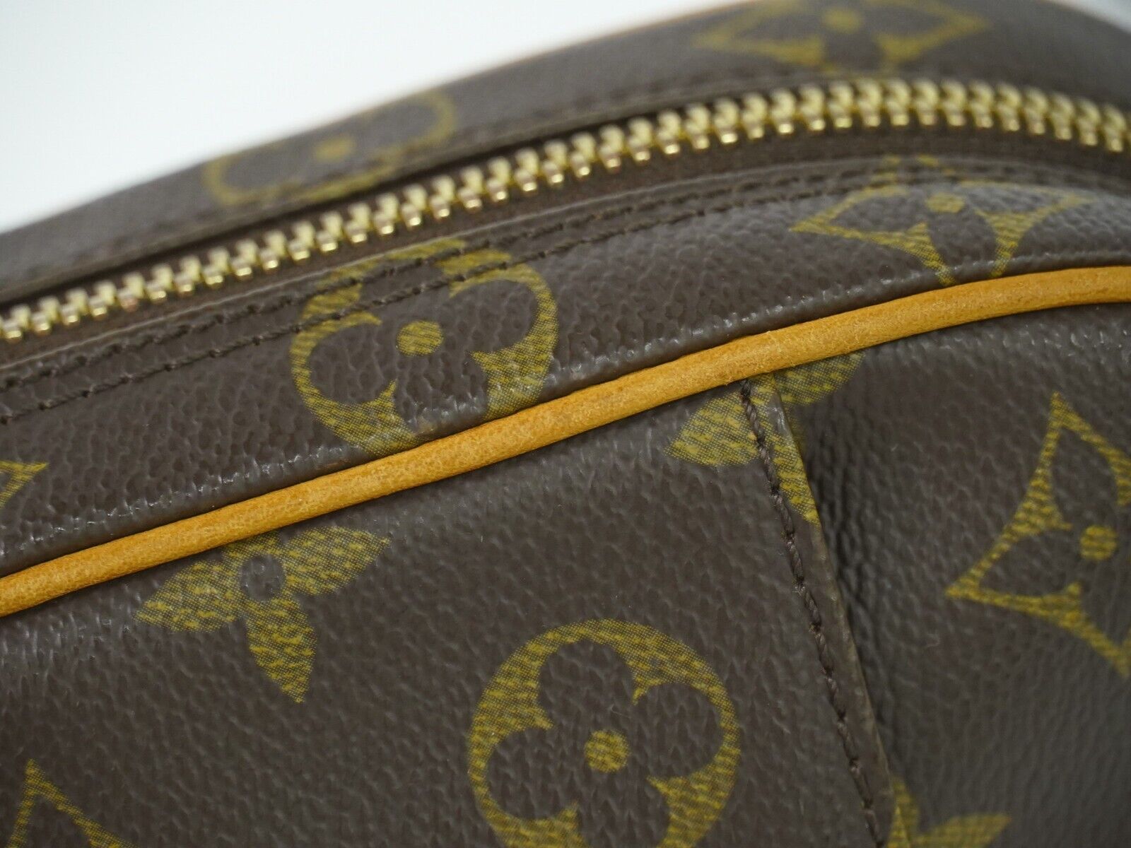 Louis Vuitton Pochette gange, Brown, Canvas, shoulder