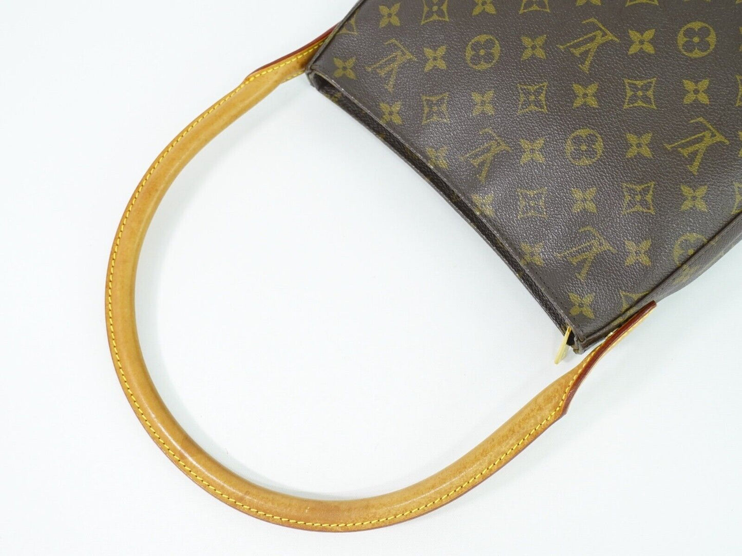 Louis Vuitton Looping MM, Brown, Gold Plated, handbag