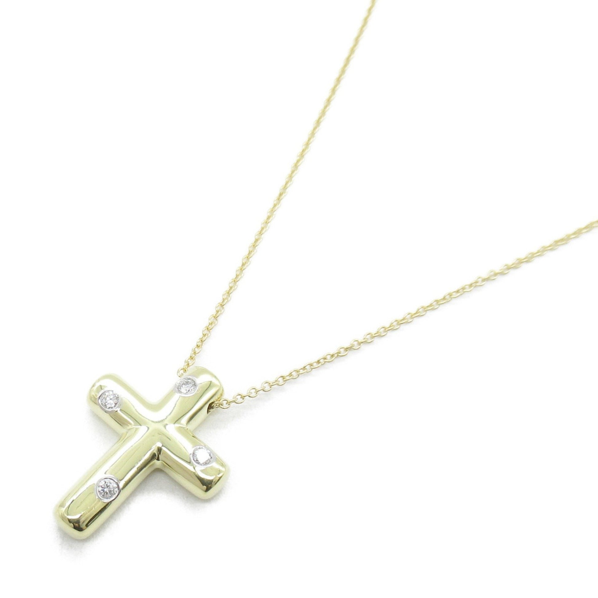 Tiffany & Co Croix, Gold, Yellow Gold, necklace