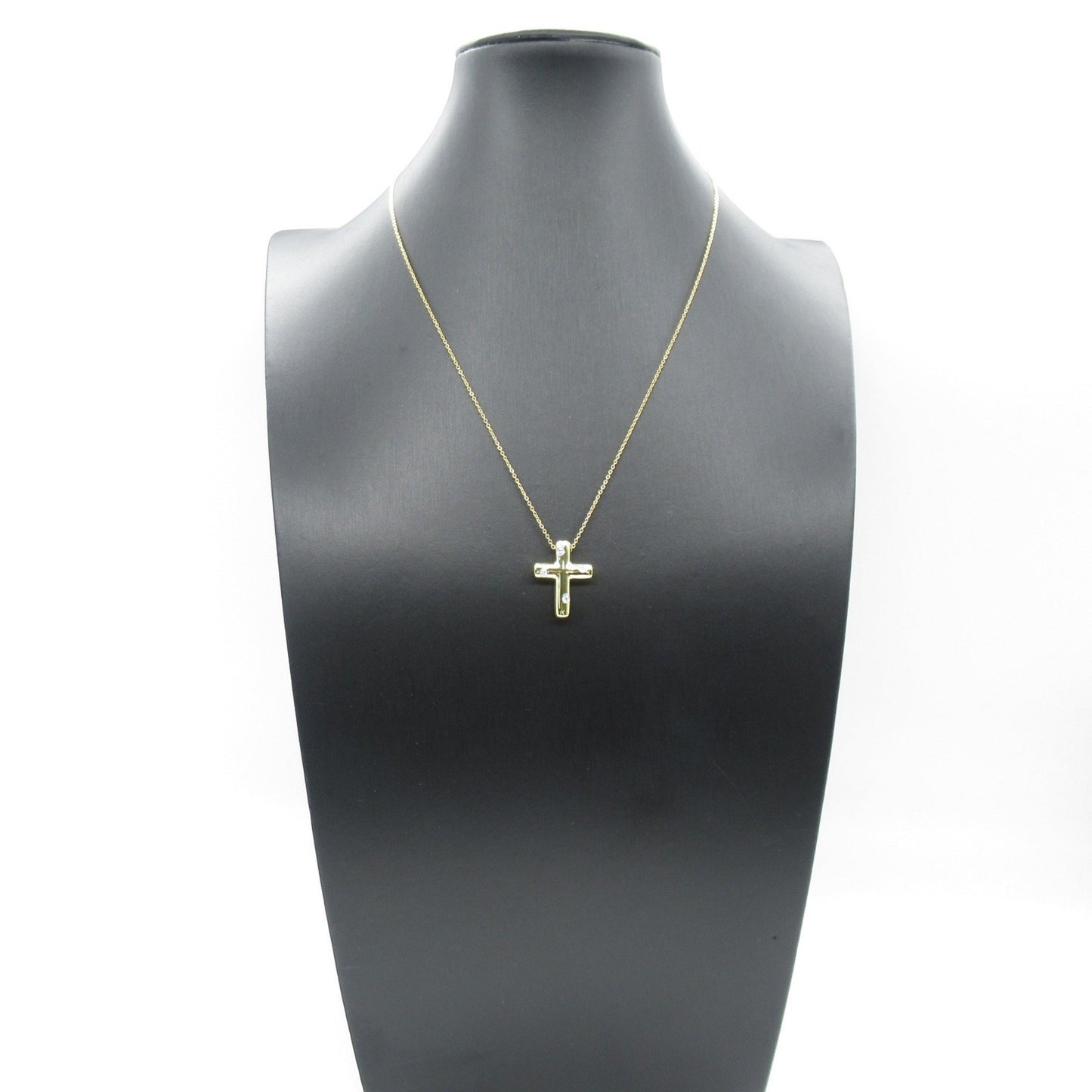 Tiffany & Co Croix, Gold, Yellow Gold, necklace