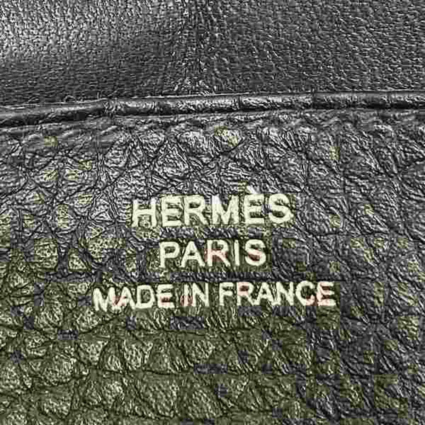 Hermès Dogon, Black, Leather, wallet