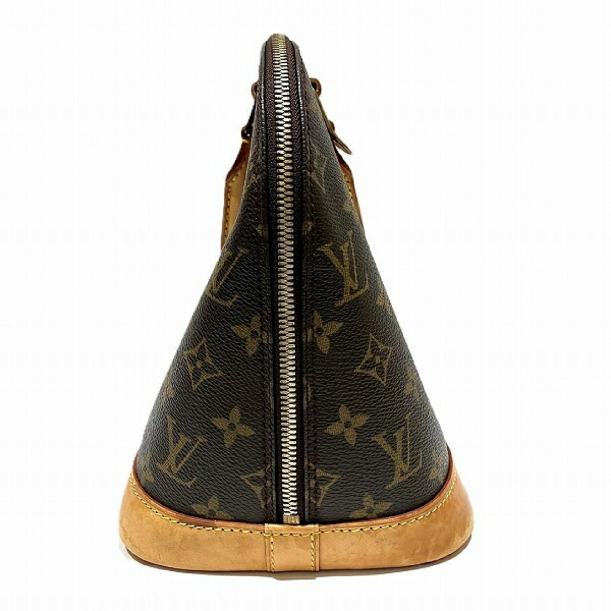 Louis Vuitton Alma, Brown, Canvas, handbag